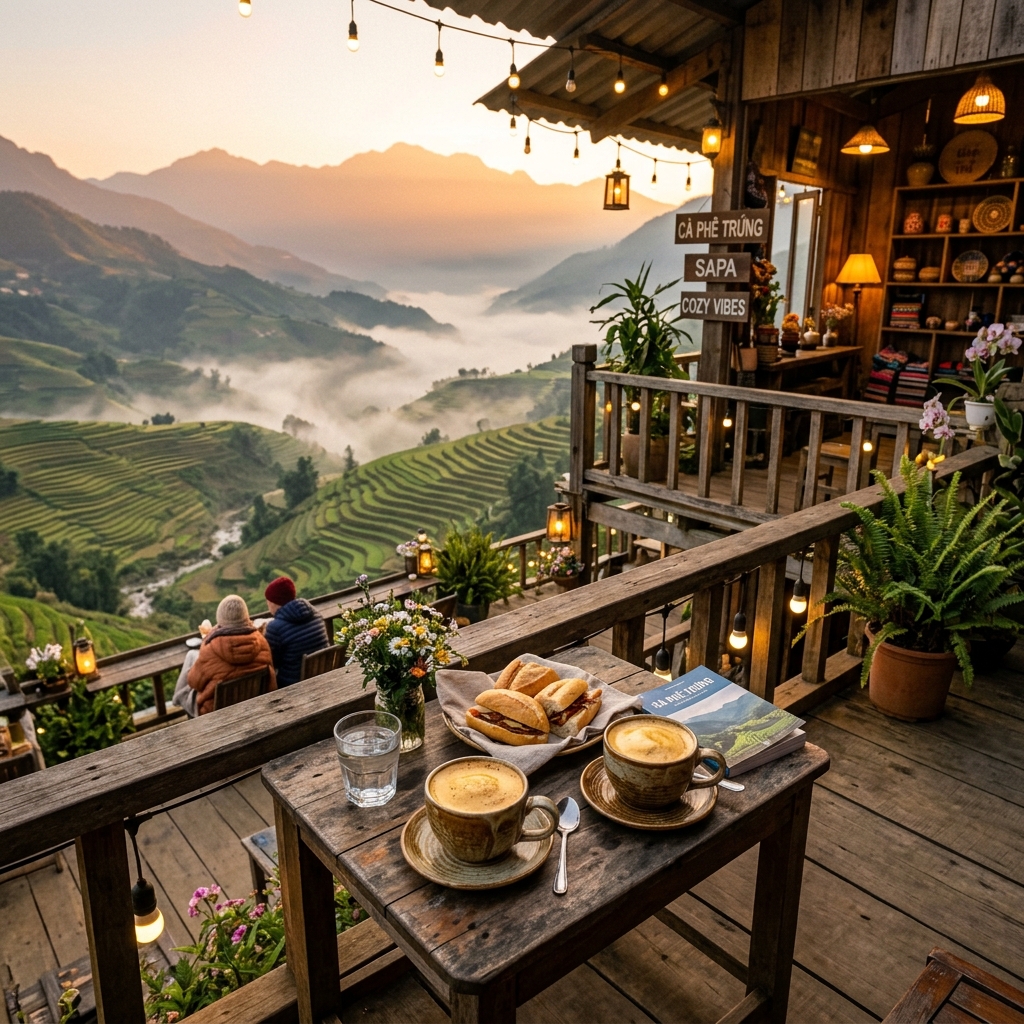 Cafés de montagne Sapa